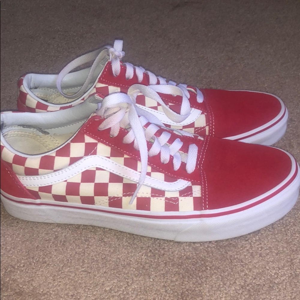 red checkered vans